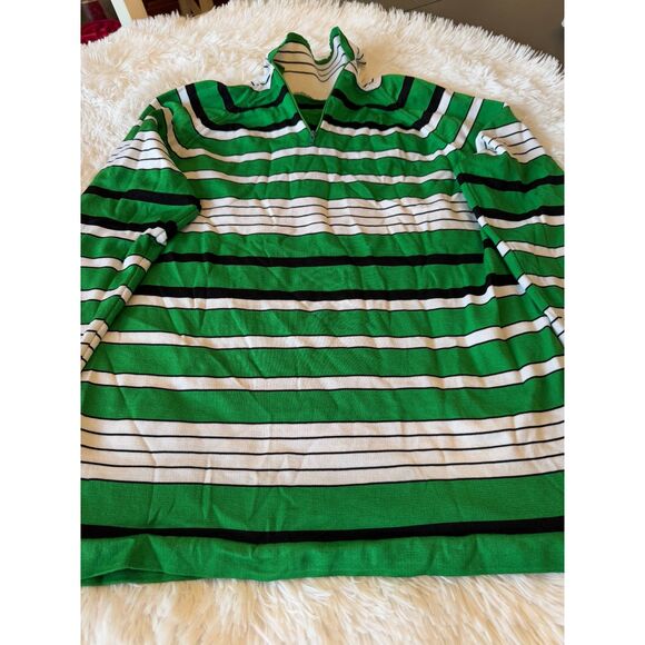 RARE Vintage Philadelphia Eagles quarter zip sweater Eagles Colors no logo Small - Picture 5 of 5